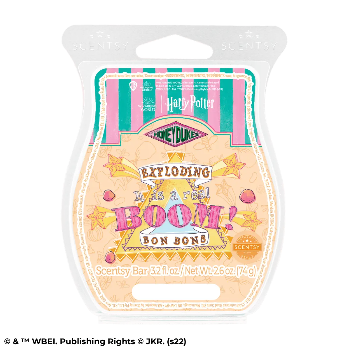 Exploding Bon Bons Scentsy Bar | Harry Potter Honeydukes