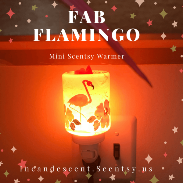 FAB FLAMINGO MINI NIGHTLIGHT SCENTSY WARMER