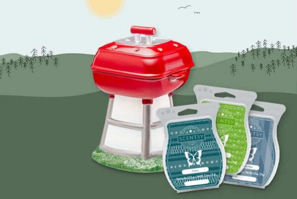 FATHERS DAY SCENTSY THRILL OF THE GRILL WARMER BUNDLE