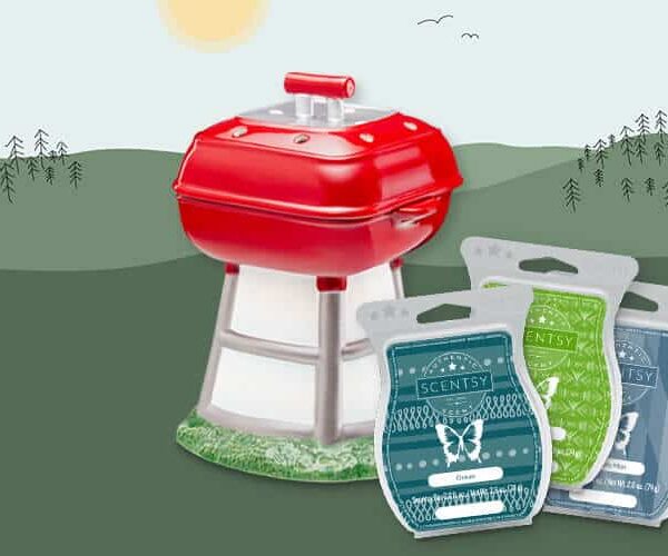 FATHERS DAY SCENTSY THRILL OF THE GRILL WARMER BUNDLE