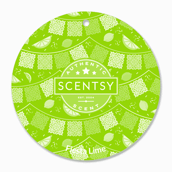 FIESTA LIME SCENTSY SCENT CIRCLE