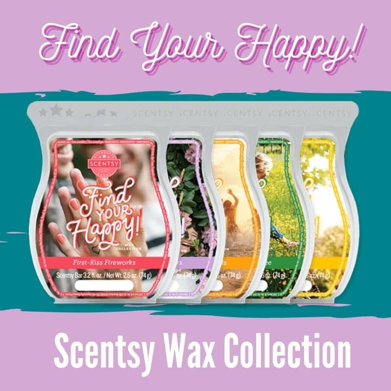 FIND YOUR HAPPY SCENTSY WAX COLLECTION SHOP AUGUST