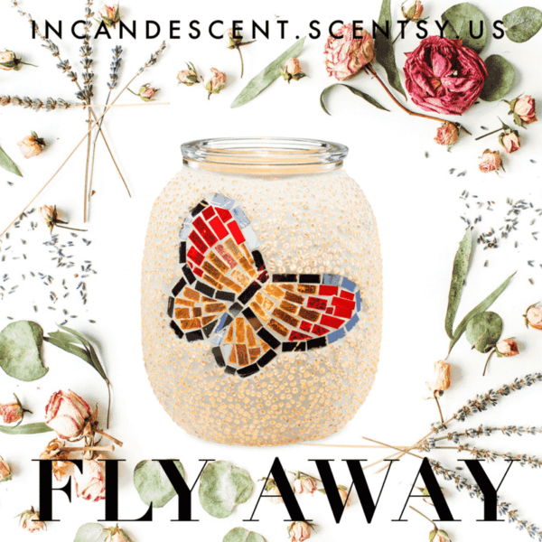 FLY AWAY BUTTERFLY MOSAIC SCENTSY WARMER SS19