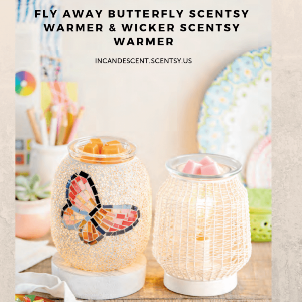 FLY AWAY BUTTERFLY MOSAIC SCENTSY WARMER