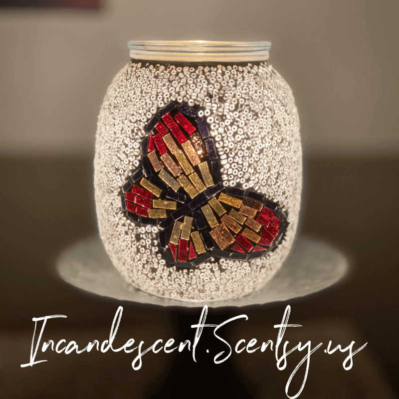 FLY AWAY BUTTERFLY MOSAIC SCENTSY WARMER