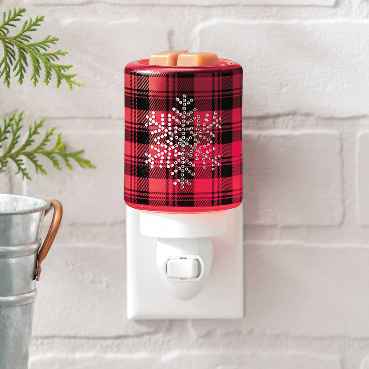 FROSTED FLANNEL MINI SCENTSY WARMER