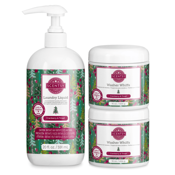 Cranberry & Tinsel Scentsy Laundry Bundle