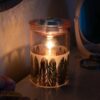 Fabulous Feathers scentsy warmer dark