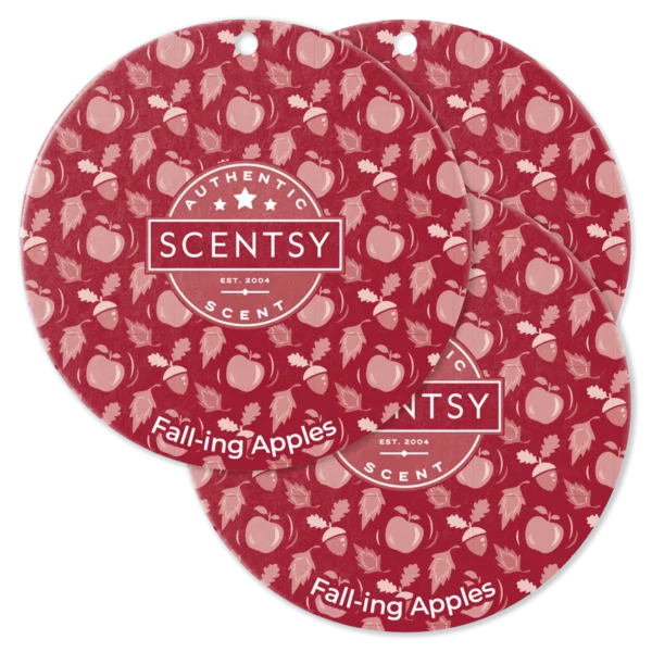 Fall-ing Apples Scentsy Scent Circle 3 Pack Bundle