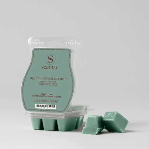 Fall2026BarsappleharvestdreamsPACKSHOTWaxR12026PWS_highres Apple Harvest Dreams Scentsy Wax Bar