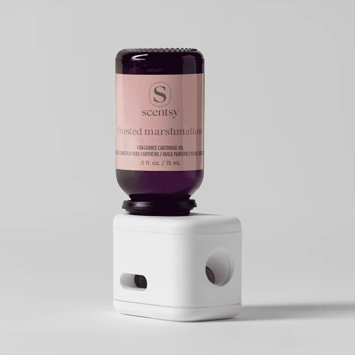 Fall2026Scentsscentfragrancecartridgediffuseroilfrostedmarshmallowpackshot15Mlr12026Pws_Highres Frosted Marshmallow 15 mL Scentsy Fragrance Cartridge