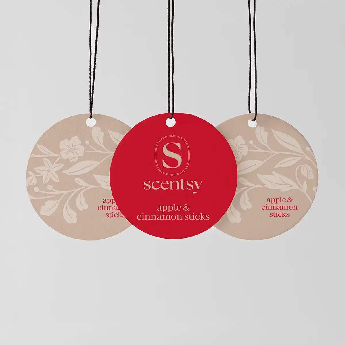 Fall2026Scentsscentscentcircleapplecinnamonsticks3Packdoublesidedpackshotr12026Pws_Highres Apple & Cinnamon Sticks Scentsy Scent Circle 3 Pack Bundle