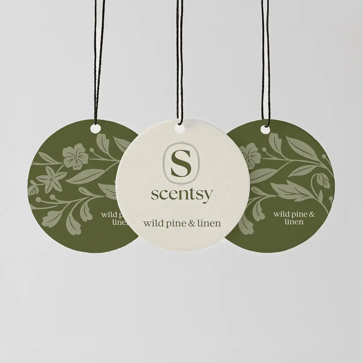 Wild Pine & Linen Scentsy Scent Circle 3 Pack