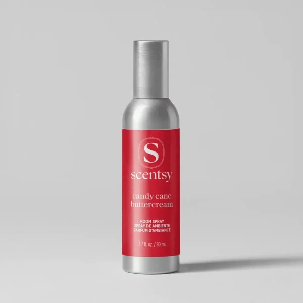 Fall2026roomsprayscandycanebuttercreamPACKSHOTR12026PWS_highres Candy Cane Buttercream Scentsy Room Spray