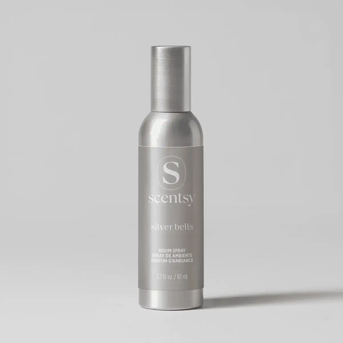 Fall2026Roomsprayssilverbellspackshotr12026Pws_Highres Silver Bells Scentsy Room Spray