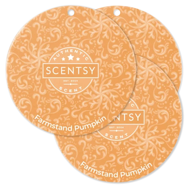 Farmstand Pumpkin Scentsy Scent Circle 3 Pack Bundle