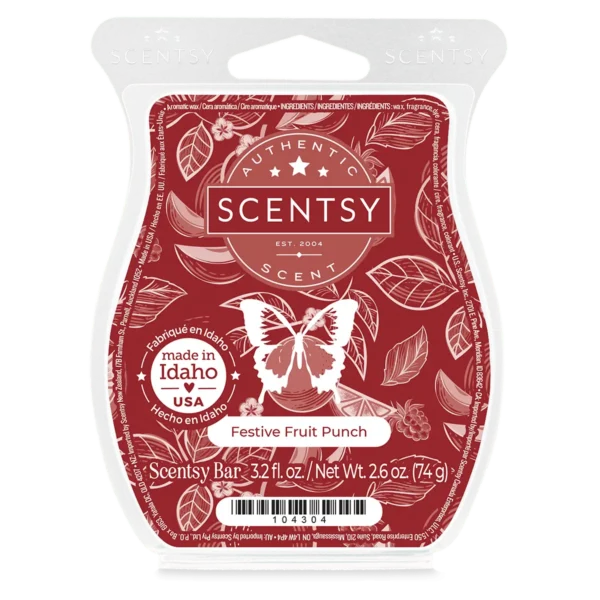 Festive Fruit Punch Scentsy Wax Bar