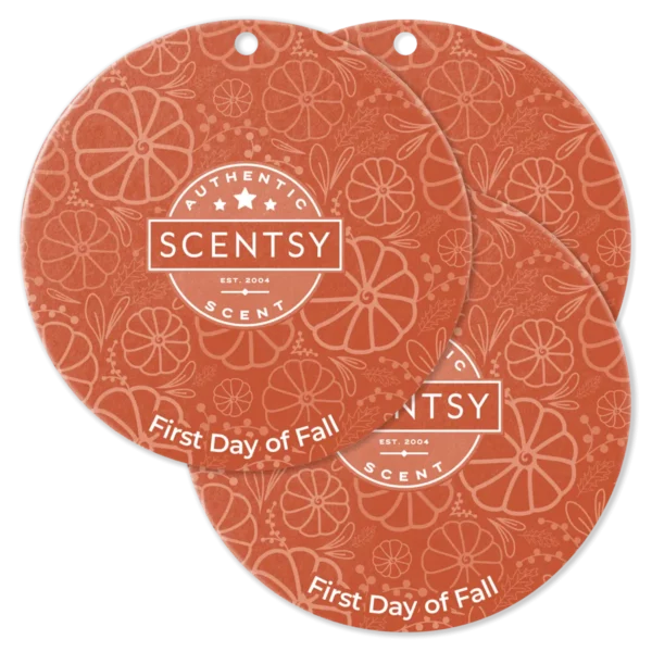 First Day of Fall Scentsy Scent Circle 3 Pack Bundle