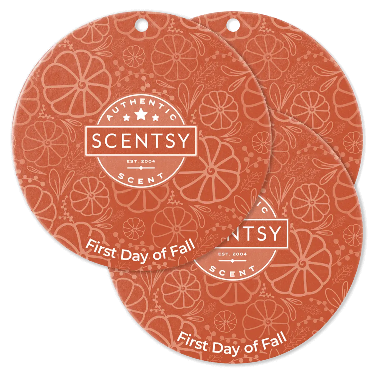 First Day of Fall Scentsy Scent Circle 3 Pack Bundle