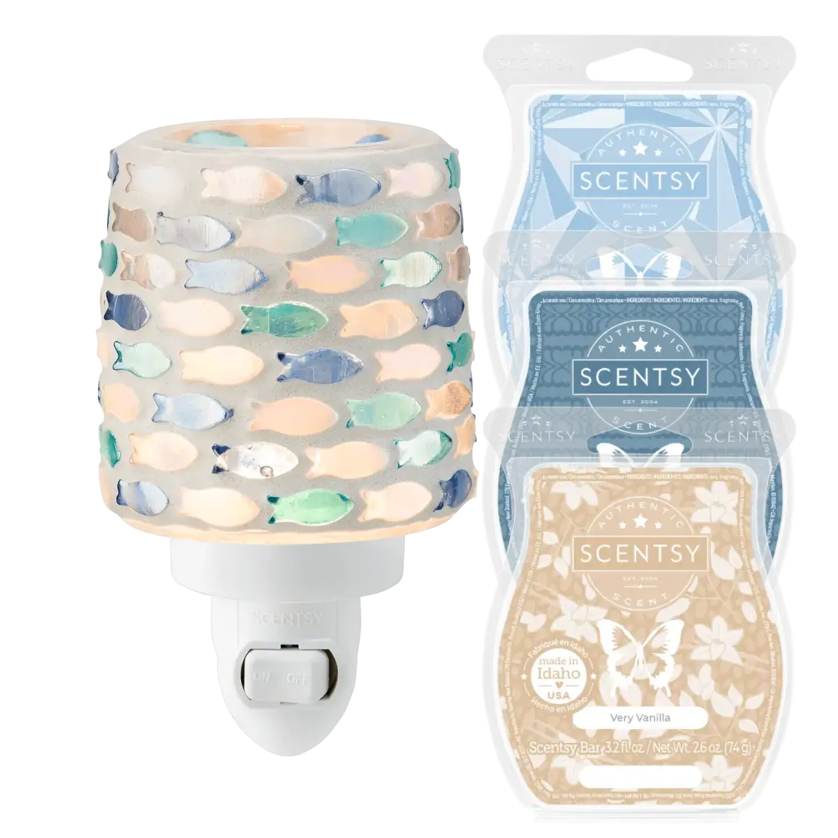 Fish in the Sea Mini Scentsy Warmer Bundle