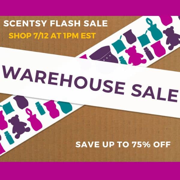 Scentsy 2023 Flash Warehouse Sale | Up to 75% off