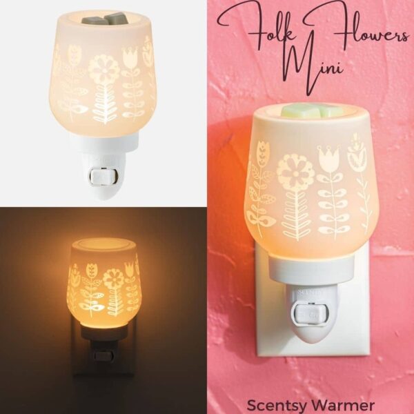 Folk Flowers Mini Scentsy Warmer