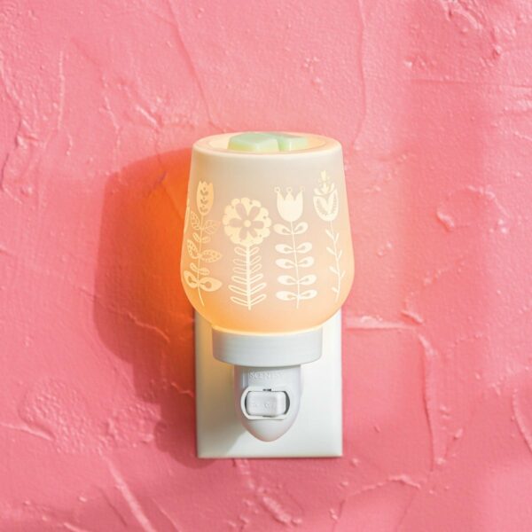 Folk Flowers Mini Scentsy Warmer 7