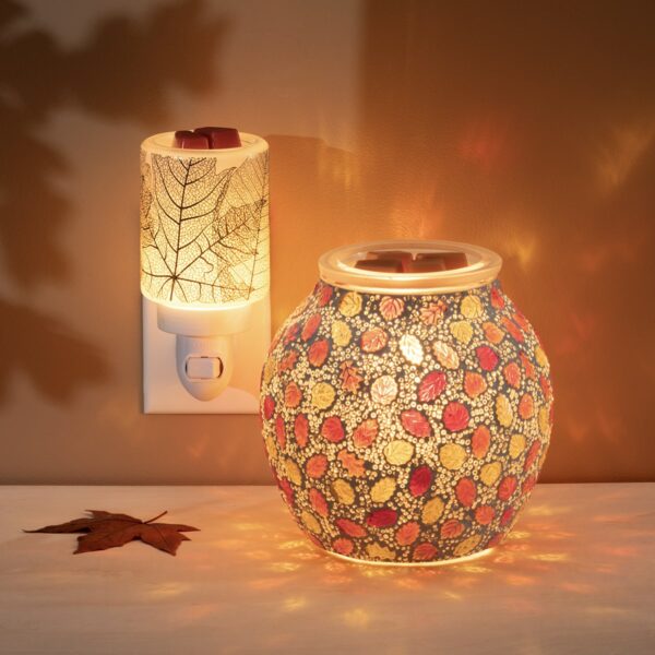 Forever Fall Gilded Leaves Mini Scentsy Warmer