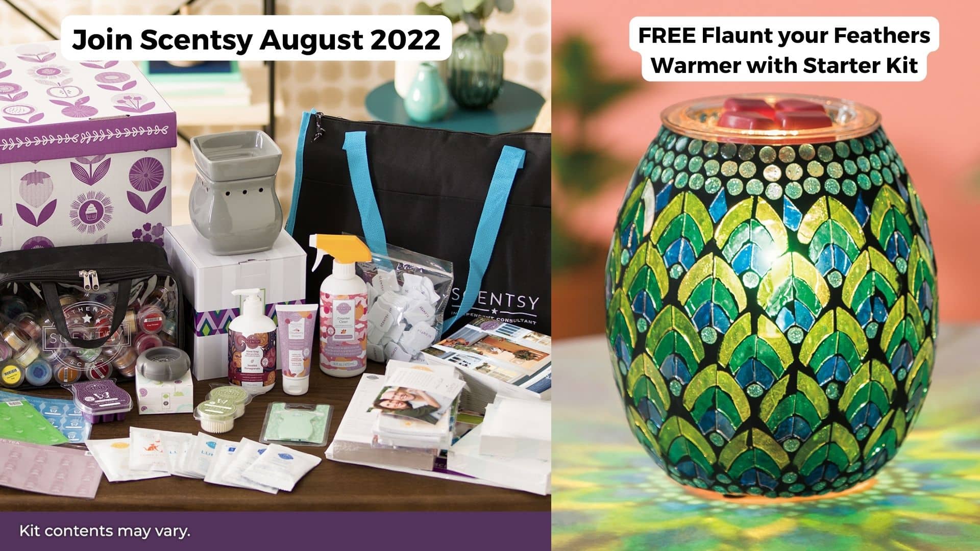 Join Scentsy August 2022 FREE Warmer Incandescent.Scentsy.us