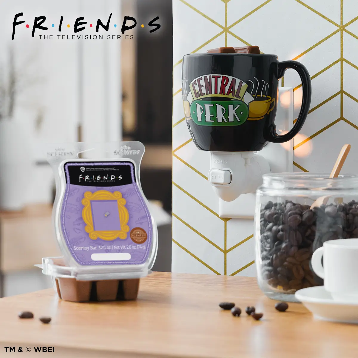 Friends ™ Central Perk Charm Coffee Mug Mini Scentsy Warmer