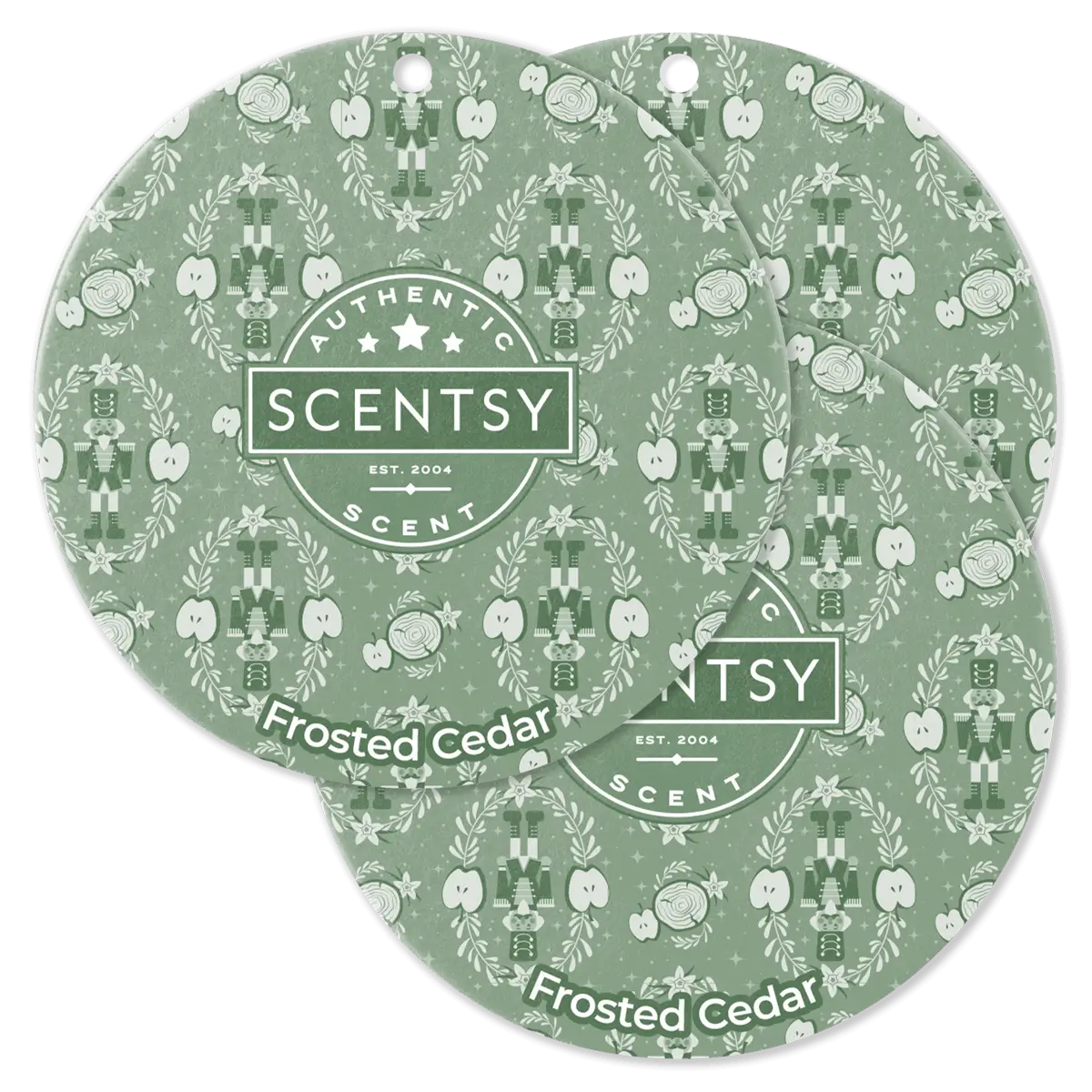 Frosted Cedar Scentsy Scent Circle 3 Pack Bundle