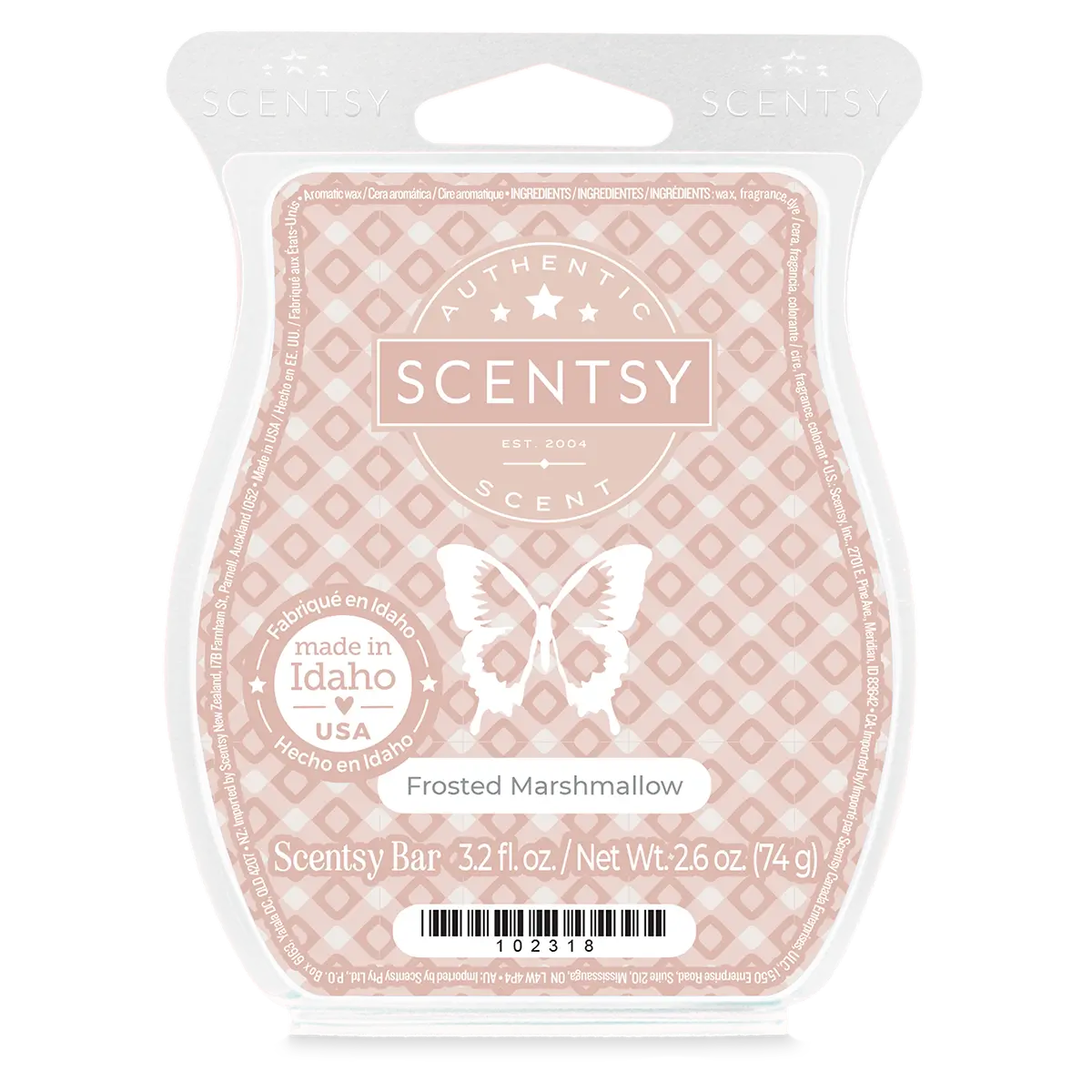 Frosted Marshmallow Scentsy Wax Bar