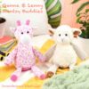 GENNA THE GIRAFFE SCENTSY BUDDY & LENNY THE LAMB SCENTSY BUDDY