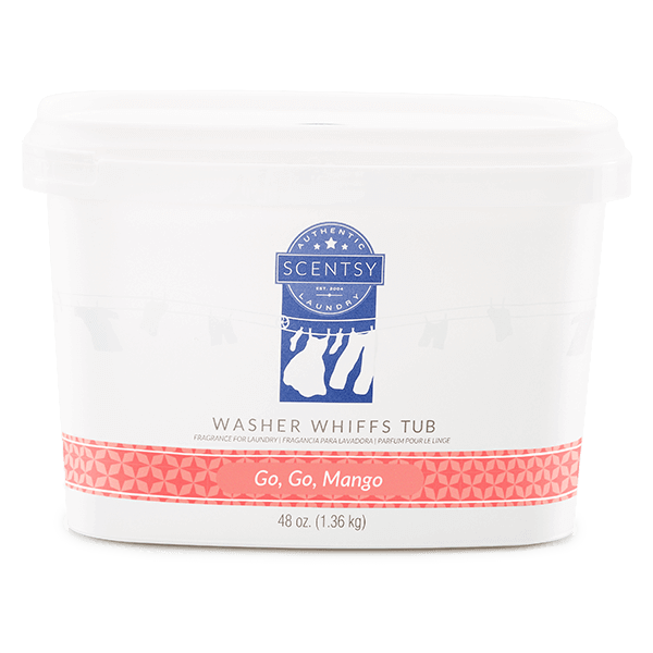 GO GO MANGO SCENTSY WASHER WHIFFS TUB