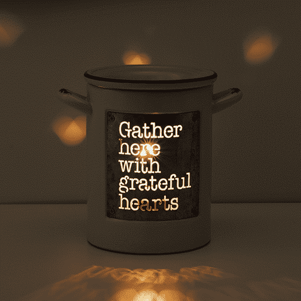 GRATEFUL HEARTS SCENTSY WARMER GLOW