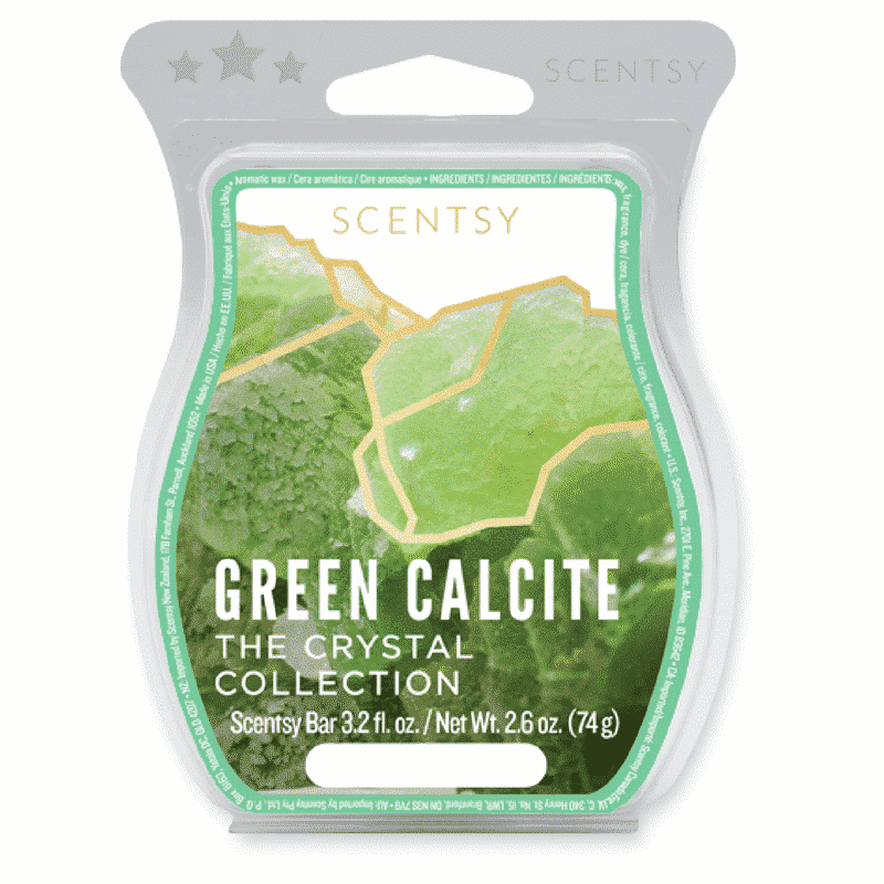 GREEN CALCITE SCENTSY BAR CRYSTAL COLLECTION