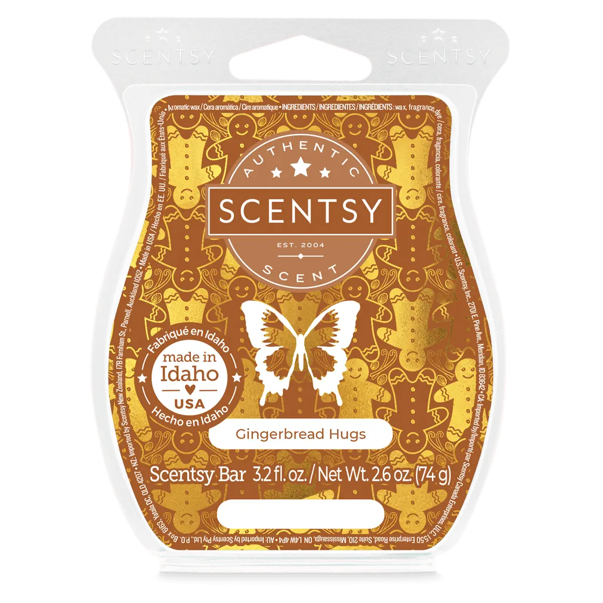 Gingerbread Hugs Scentsy Bar | Holiday 2024
