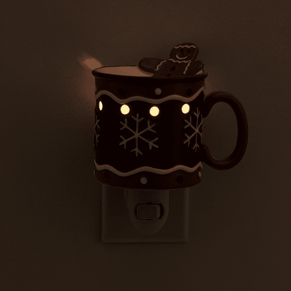 Gingerbread Man Mini Scentsy Warmer Dark