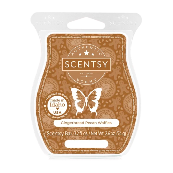 Gingerbread Pecan Waffles Scentsy Wax Bar