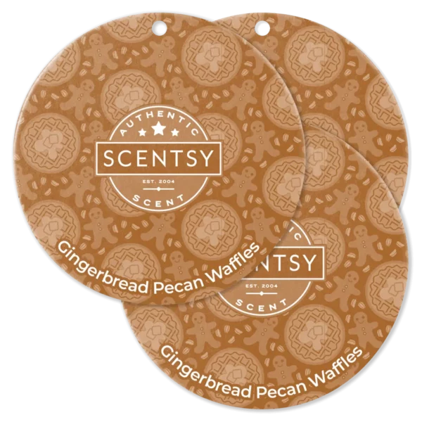 Gingerbread Pecan Waffles Scentsy Scent Circle 3 Pack Bundle