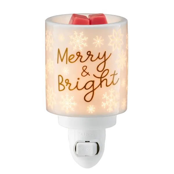 Glittering Greetings Mini Scentsy Warmer | Merry & Bright