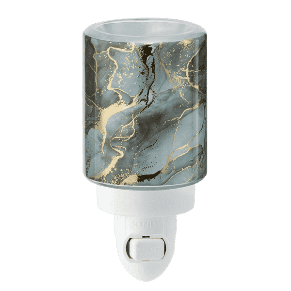 Gold Crack Marble Mini Scentsy Warmer