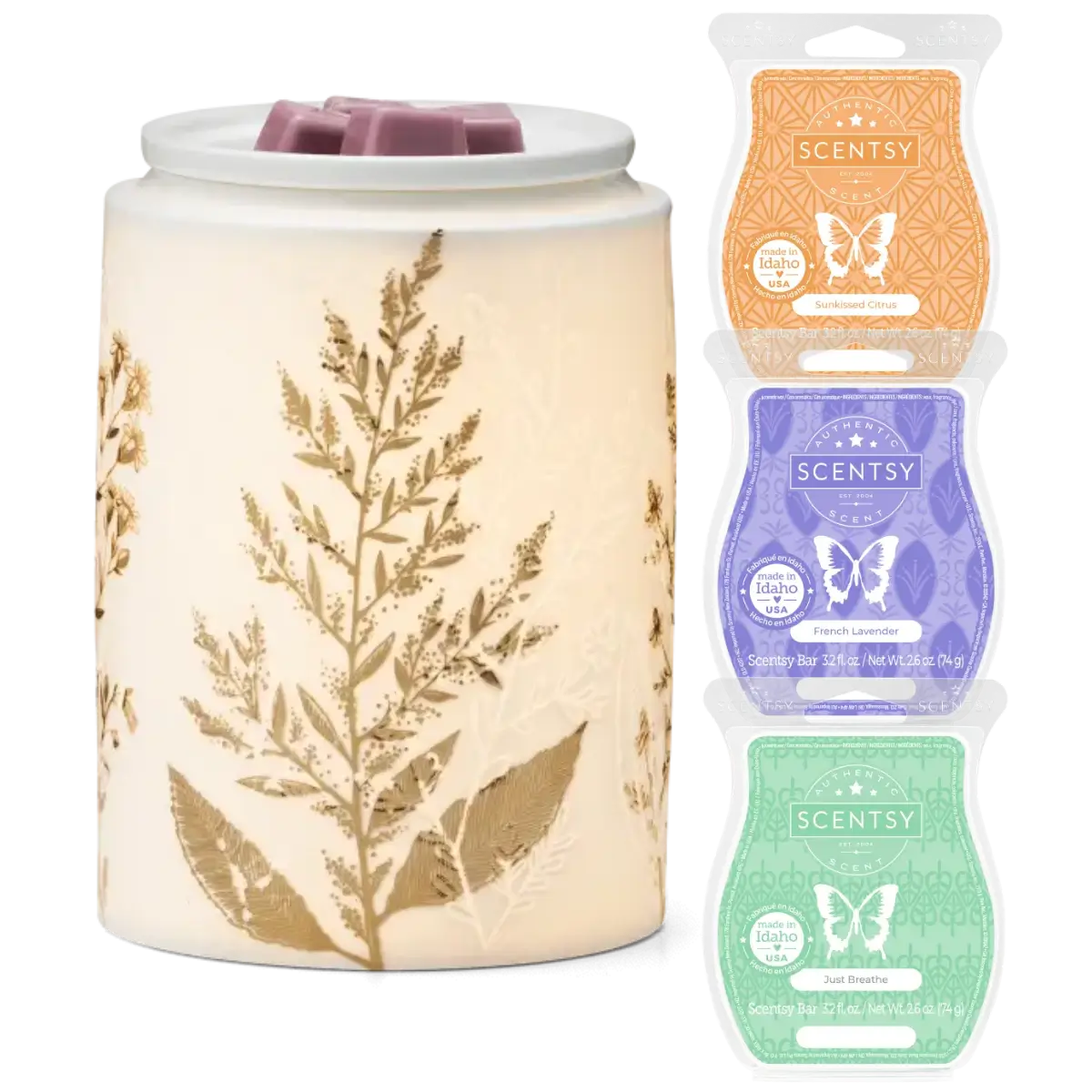 Golden Meadow Scentsy Warmer Bundle
