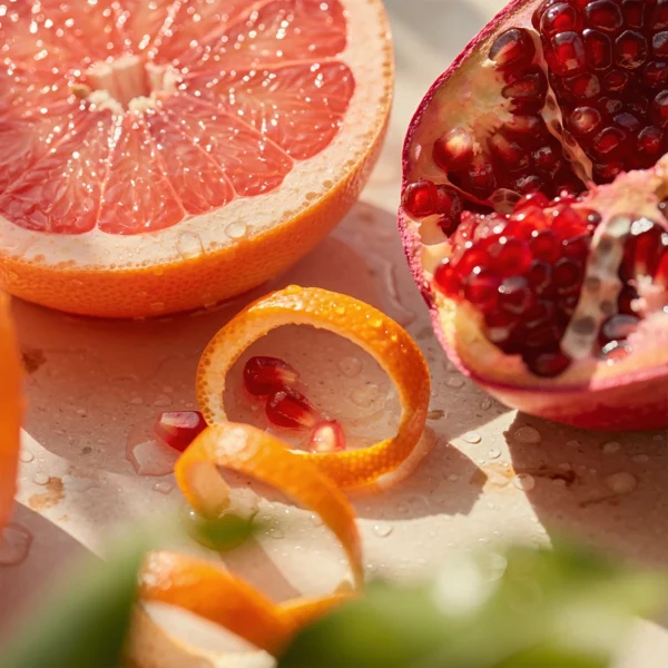Grapefruitpomegranatefragrancenotes1200X1200Ra2026_Highres Grapefruit Pomegranate Scentsy Wax Bar - May 2026 BBMB