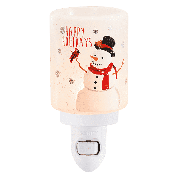 HOLIDAY SNOWMAN SCENTSY MINI WARMER