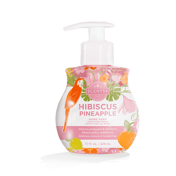 HIBISCUS PINEAPPLE SCENTSY HAND SOAP