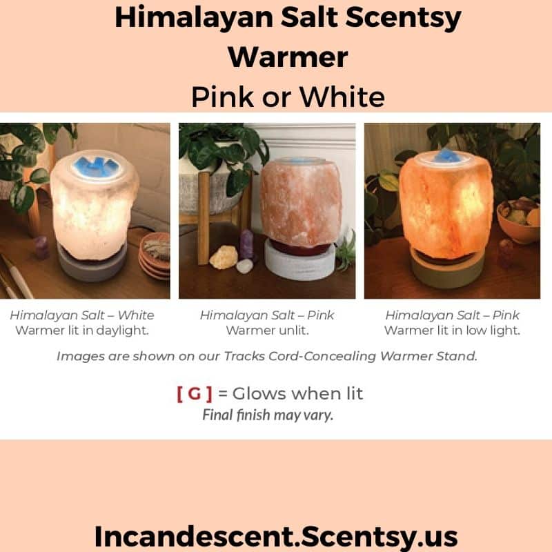 HIMALAYAN SALT WARMER PINK OR WHITE SCENTSY