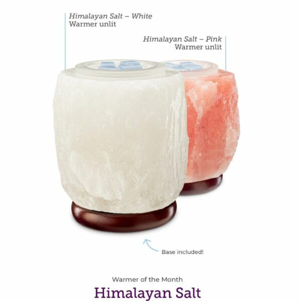 HIMALAYAN SALT WARMER PINK WHITE UNLIT