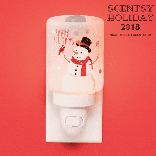 HOLIDAY SNOWMAN SCENTSY MINI WARMER