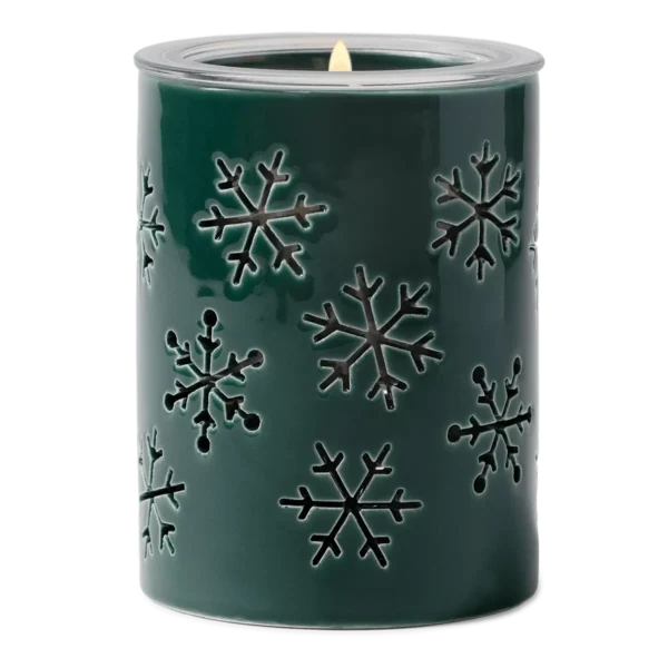 Home-Candleholder-Alpinesnowflake-Iso-Insertglow-R12-2026-Pws Alpine Snowflake Scentsy Candle Insert Holder - Holiday 2026